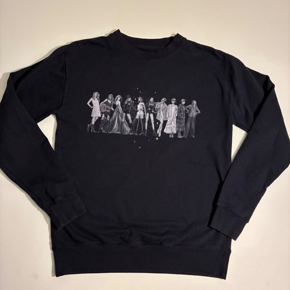 Taylor Swift Midnights Size Medium Graphic Sweatshirt Crewneck Eras Tour